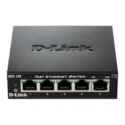 D-Link DES 105 - Commutateur - 5 x 10 - 100 - de bureau (DES-105)_2